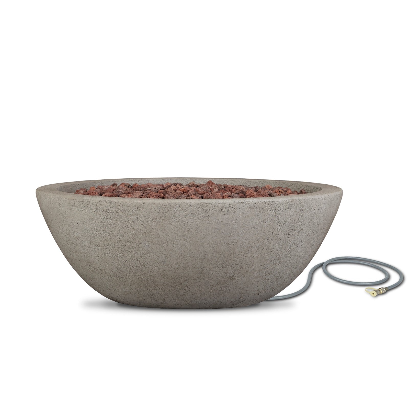 Riverside Round Propane or Natural Gas Fire Pit - Real Flame