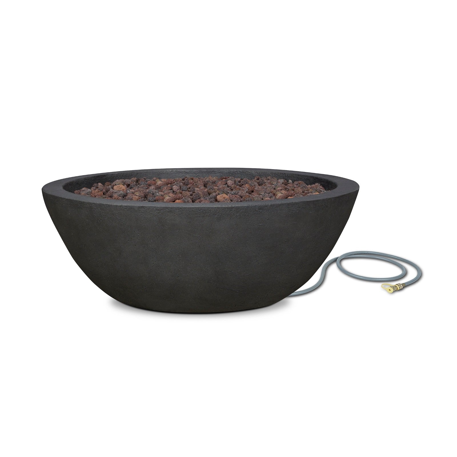 Riverside Round Propane or Natural Gas Fire Pit - Real Flame