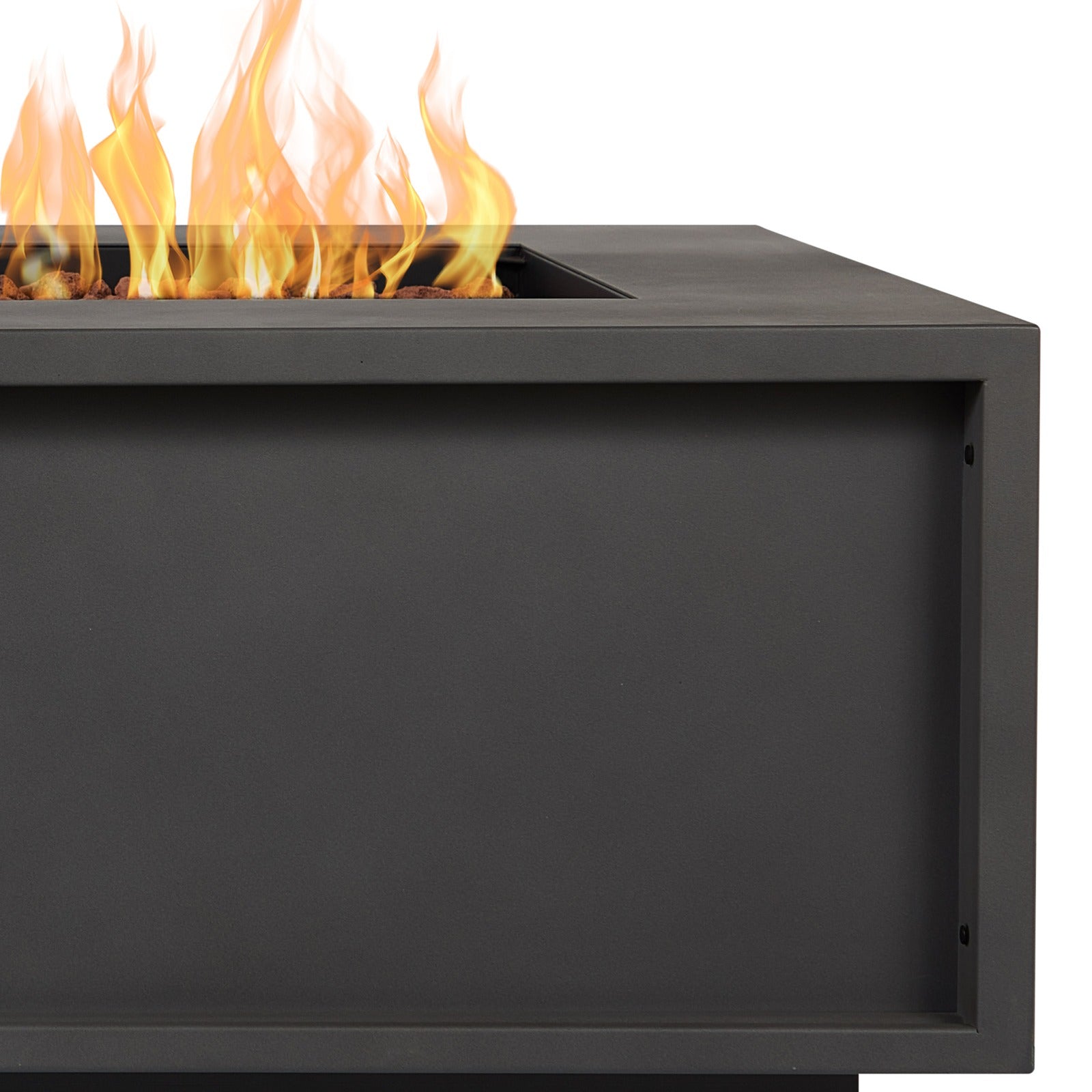 Vance Propane or Natural Gas Fire Pit Table - Real Flame