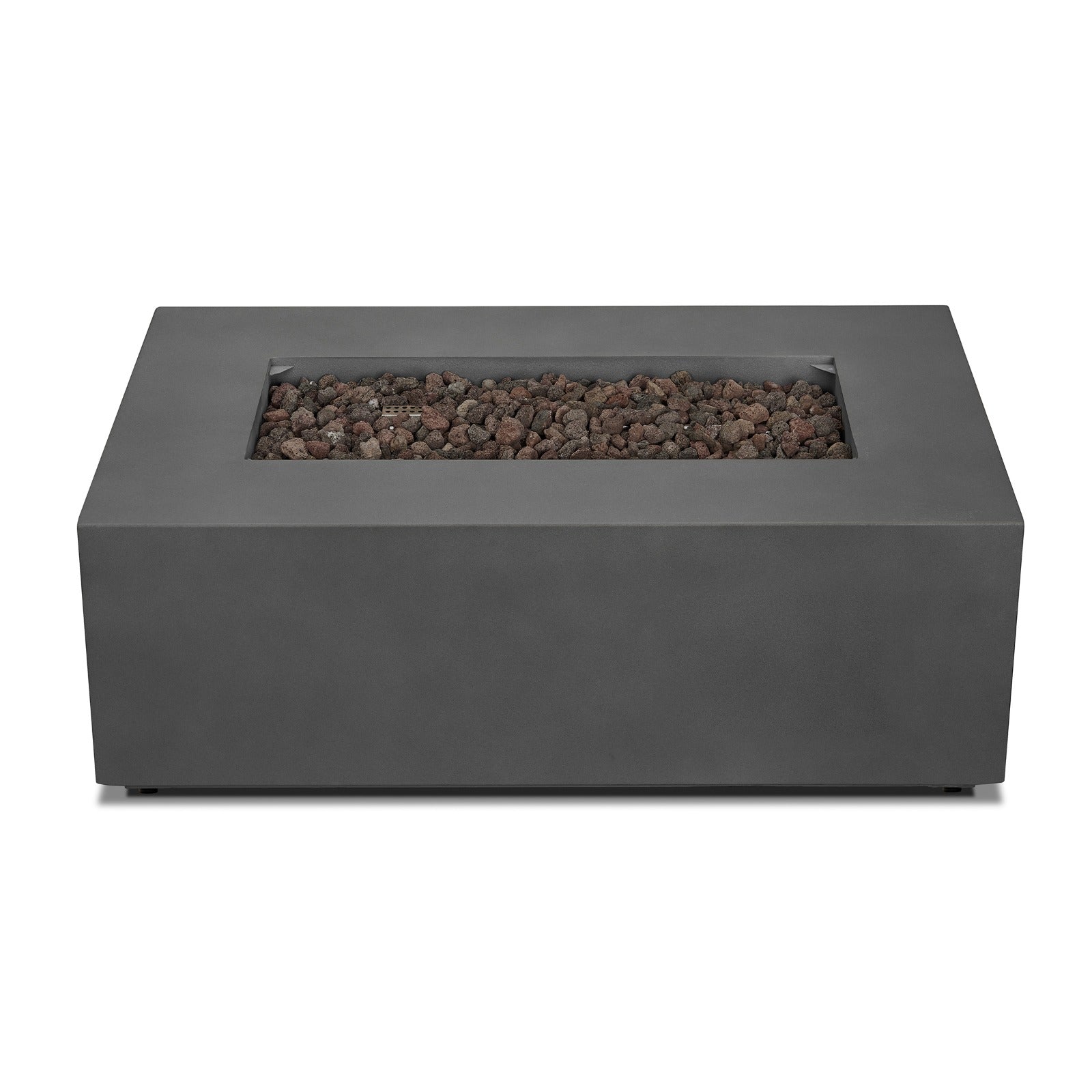 Aegean 42" Rectangle Propane or Natural Gas Fire Pit Table - Real Flame