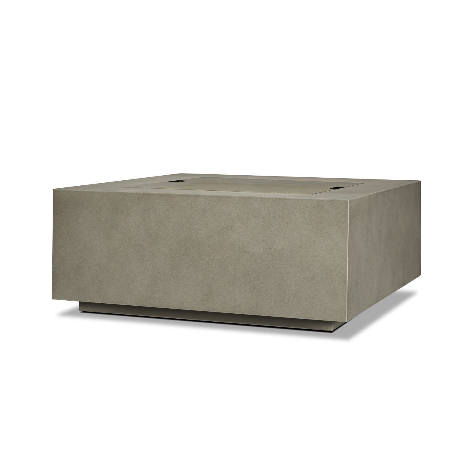 Aegean Square Propane or Natural Gas Fire Pit Table - Real Flame