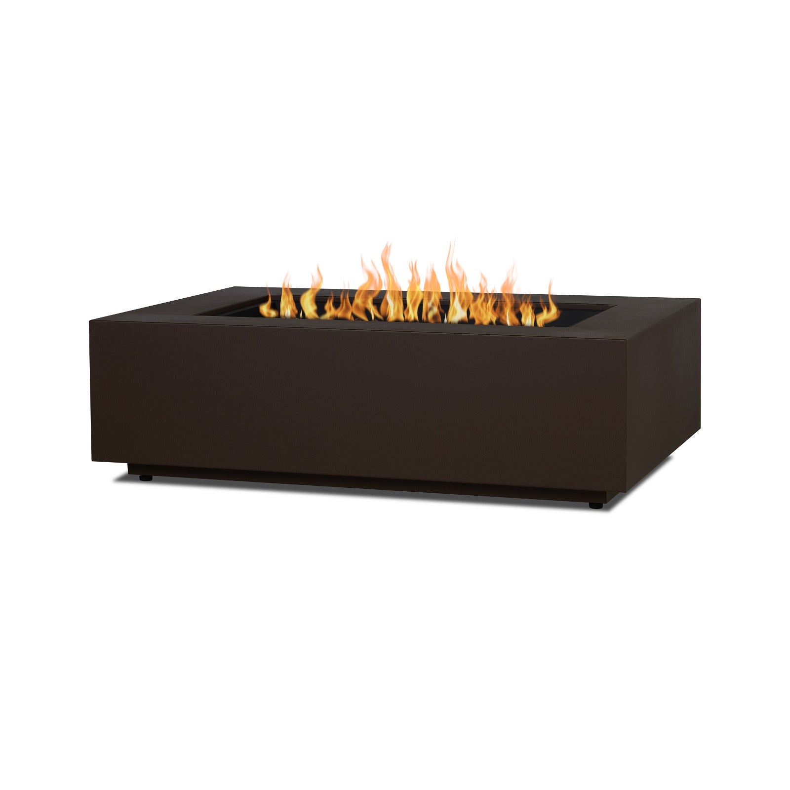 Aegean 50" Rectangle Propane or Natural Gas Fire Pit Table - Real Flame