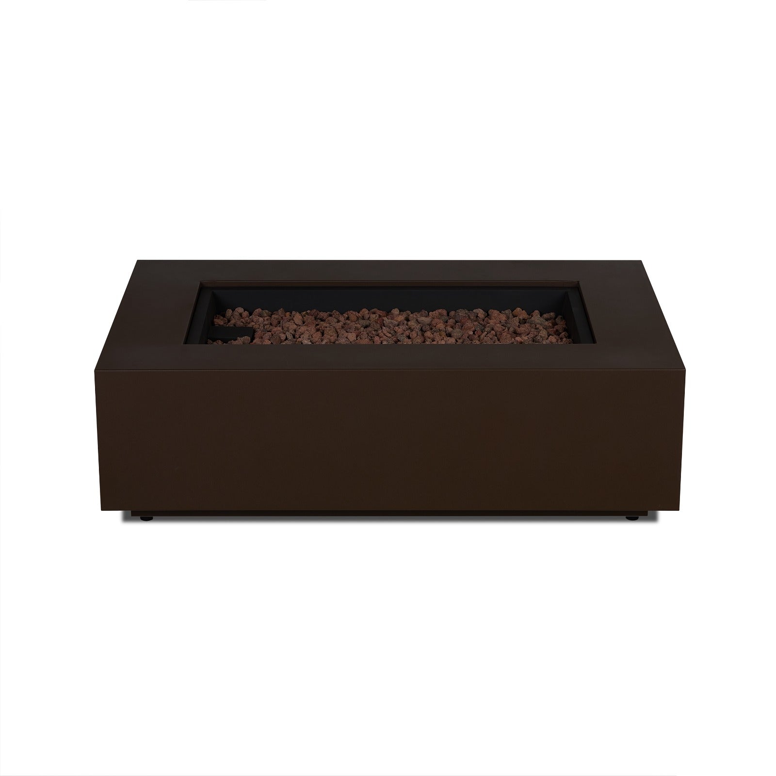 Aegean 50" Rectangle Propane or Natural Gas Fire Pit Table - Real Flame