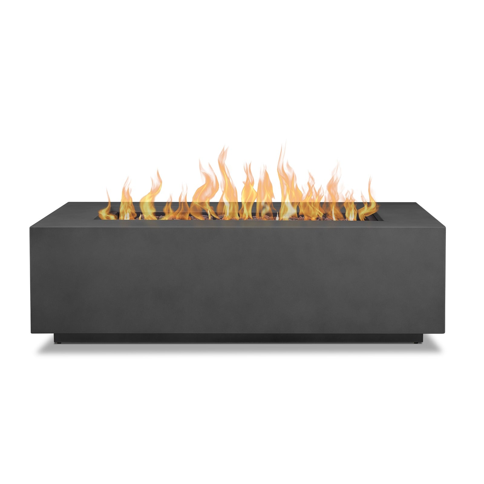 Aegean 50" Rectangle Propane or Natural Gas Fire Pit Table - Real Flame
