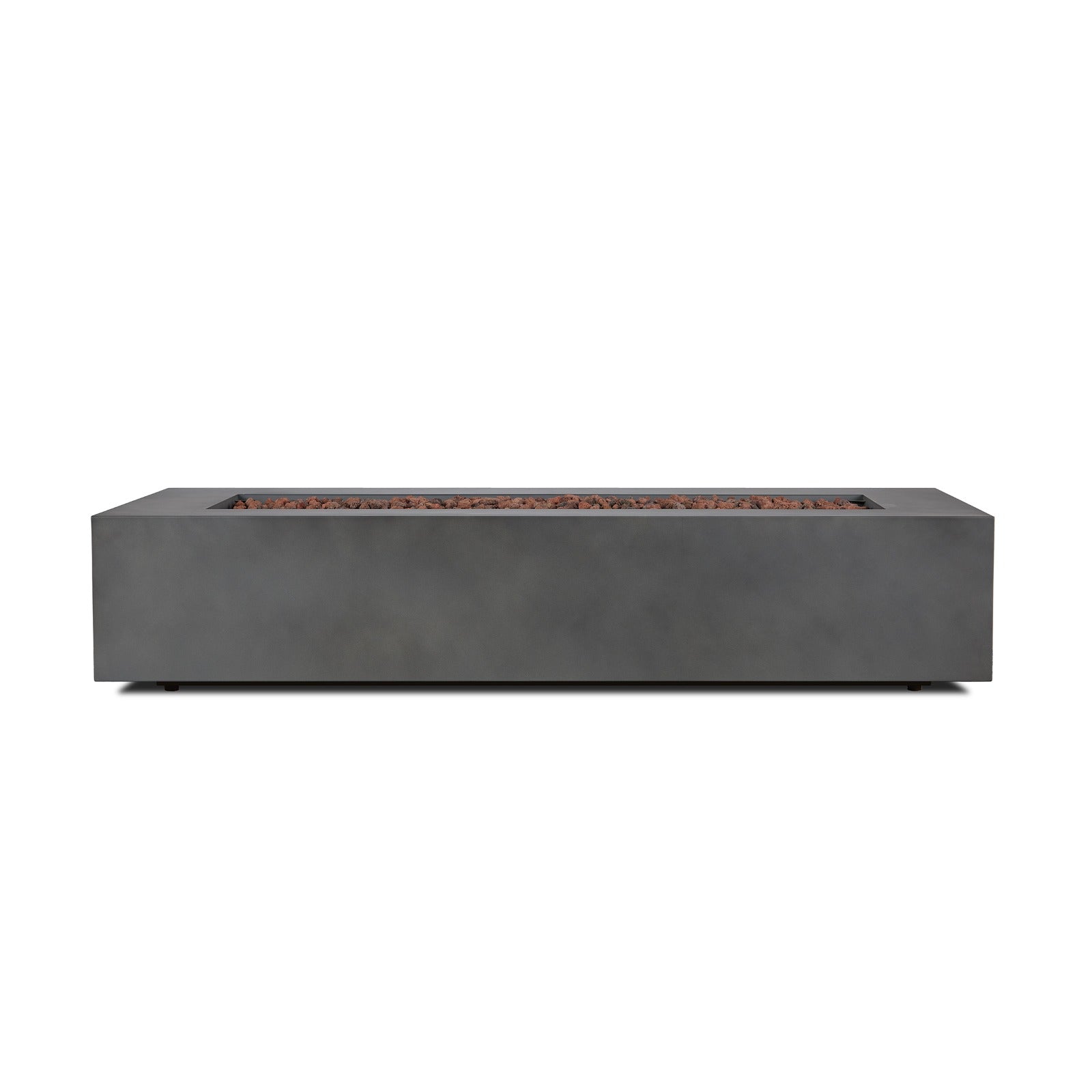 Aegean 70" Rectangle Propane or Natural Gas Fire Pit Table - Real Flame