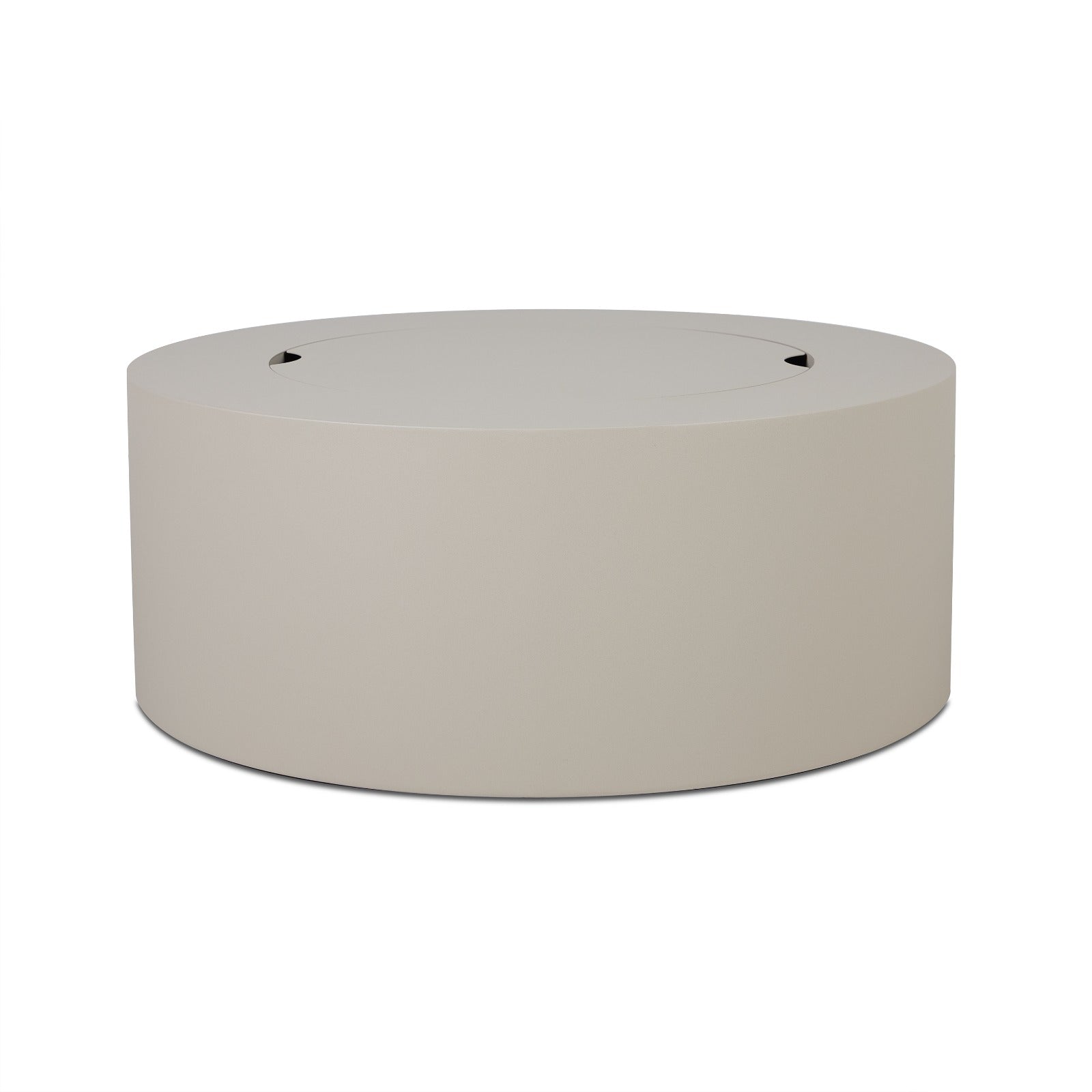 Aegean Round Propane or Natural Gas Fire Pit Table - Real Flame