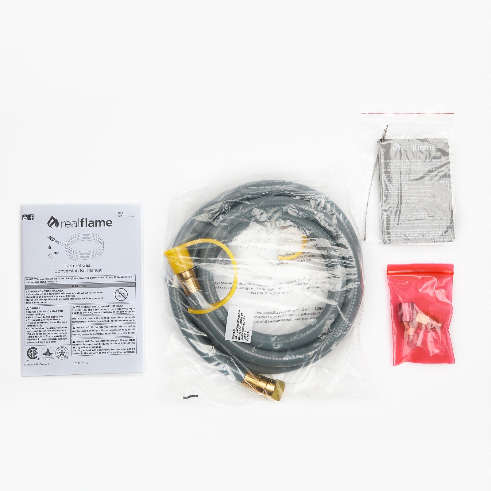 G0004 - 02 Natural Gas Conversion Kit - Real Flame