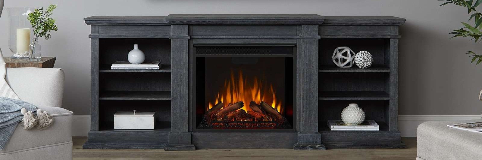 Fresno Media Cabinet Electric Fireplace