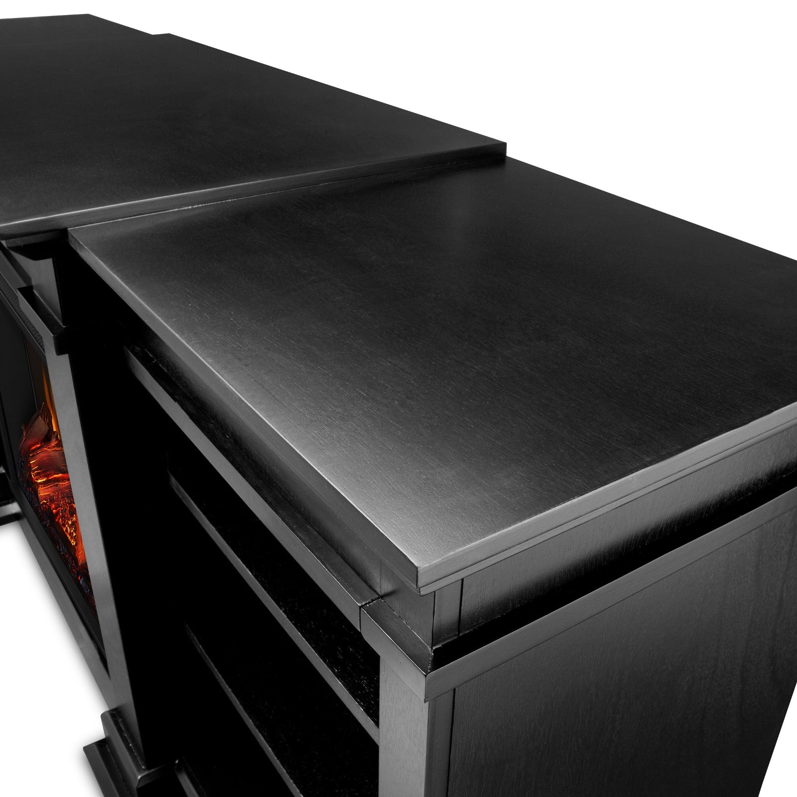 Fresno Electric Fireplace TV Stand - Real Flame