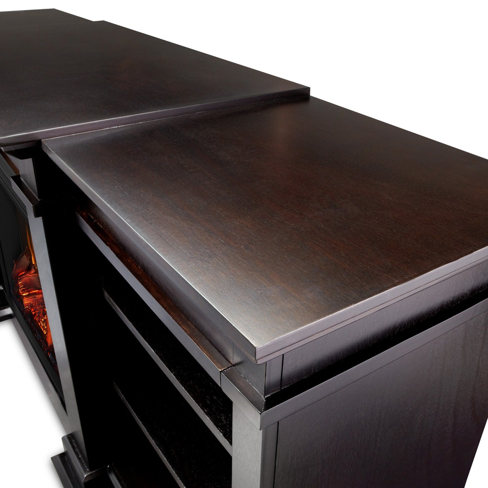 Fresno Electric Fireplace TV Stand - Real Flame