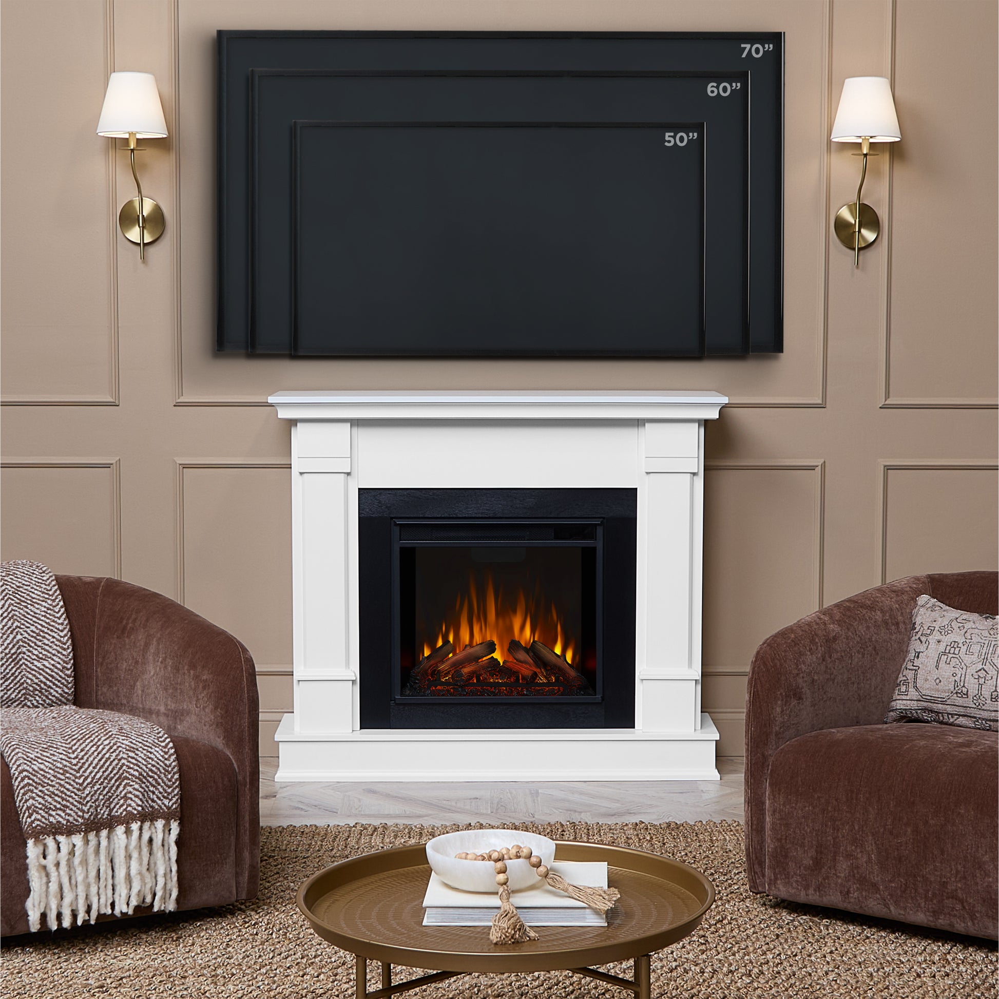 Silverton Electric Fireplace - Real Flame