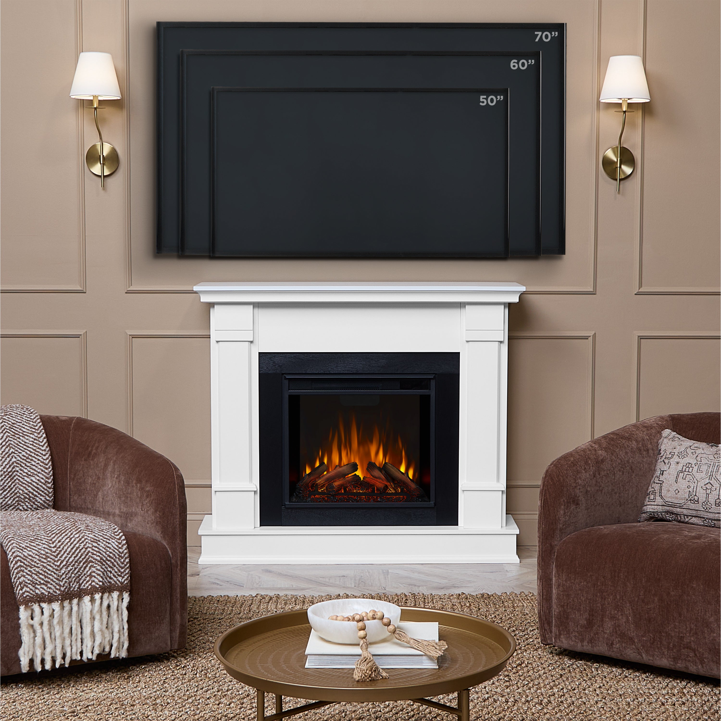 Silverton Electric Fireplace - Real Flame