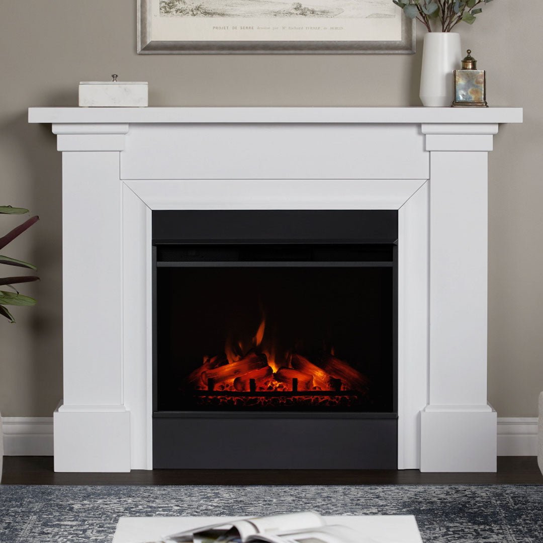 Manus Grand Electric Fireplace - Real Flame