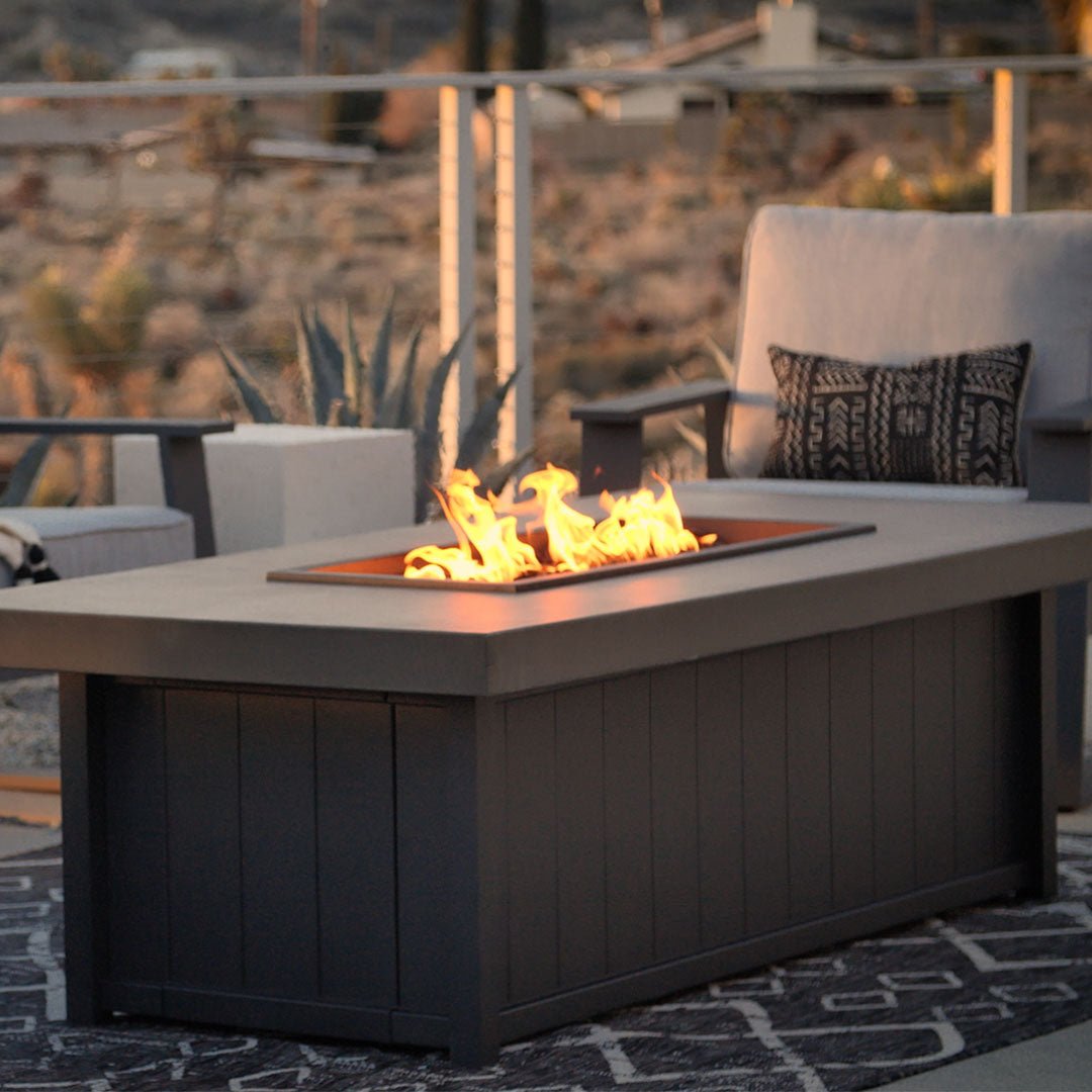 Nicolet Fire Pit Table With Hidden Propane Tank - Real Flame