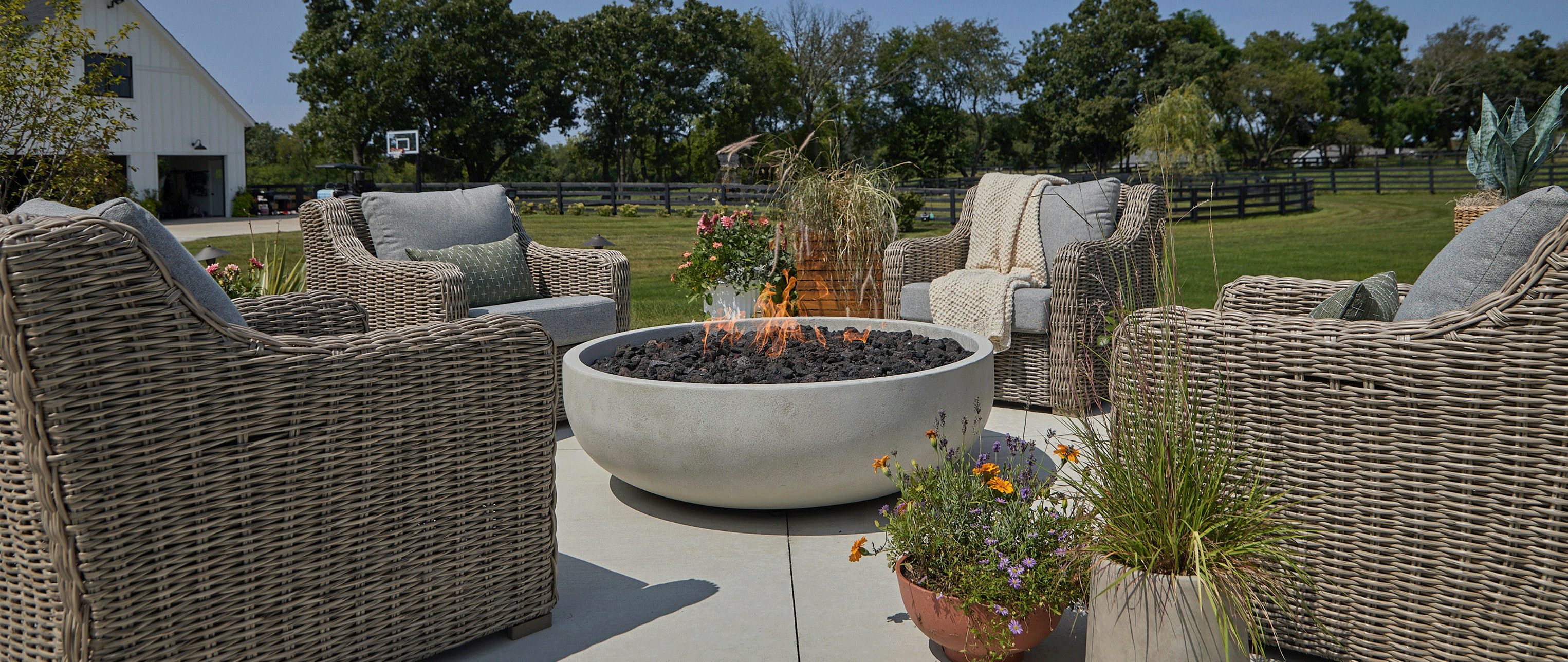 Real Flame Fire Bowl
