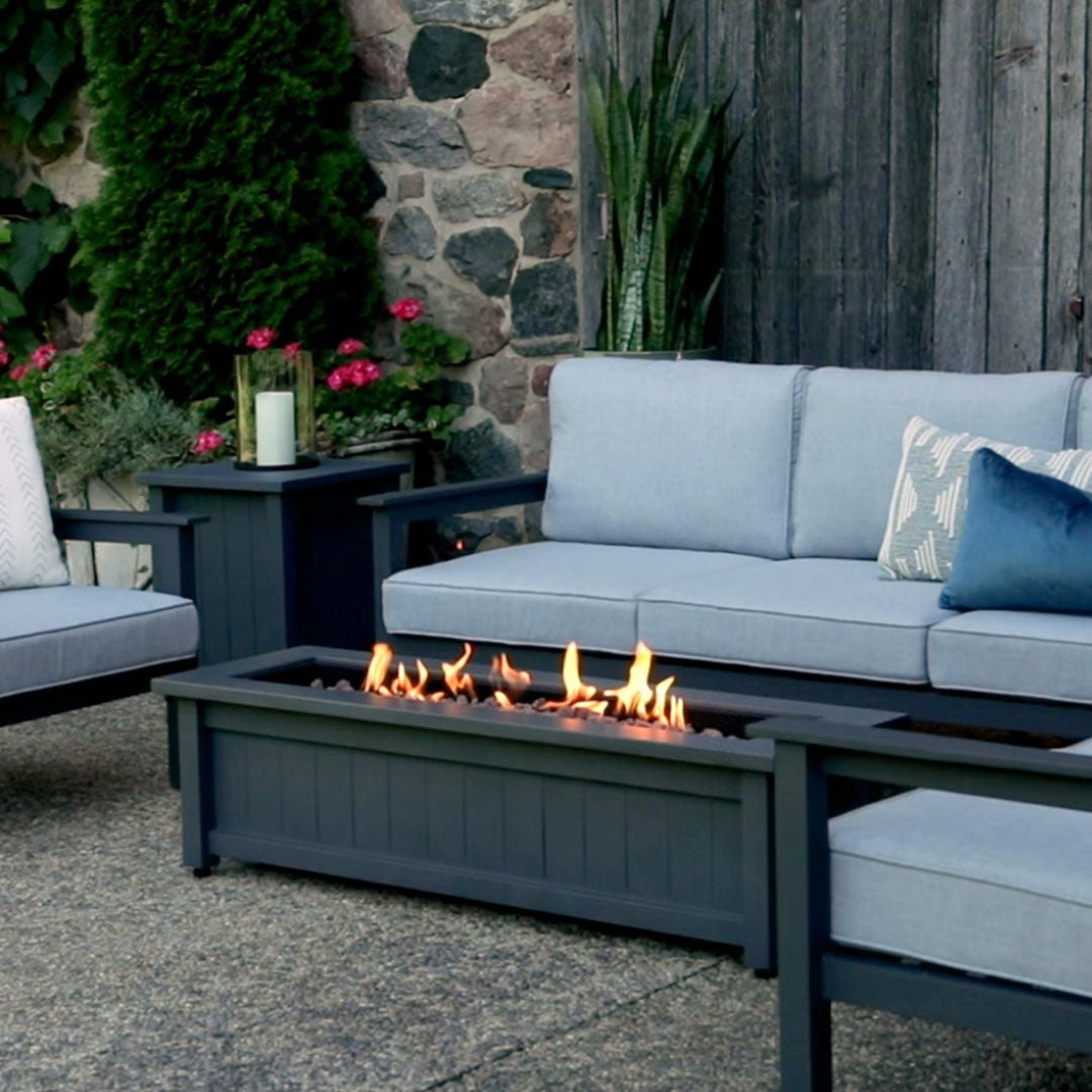 Ortun Propane Fire Table - Real Flame