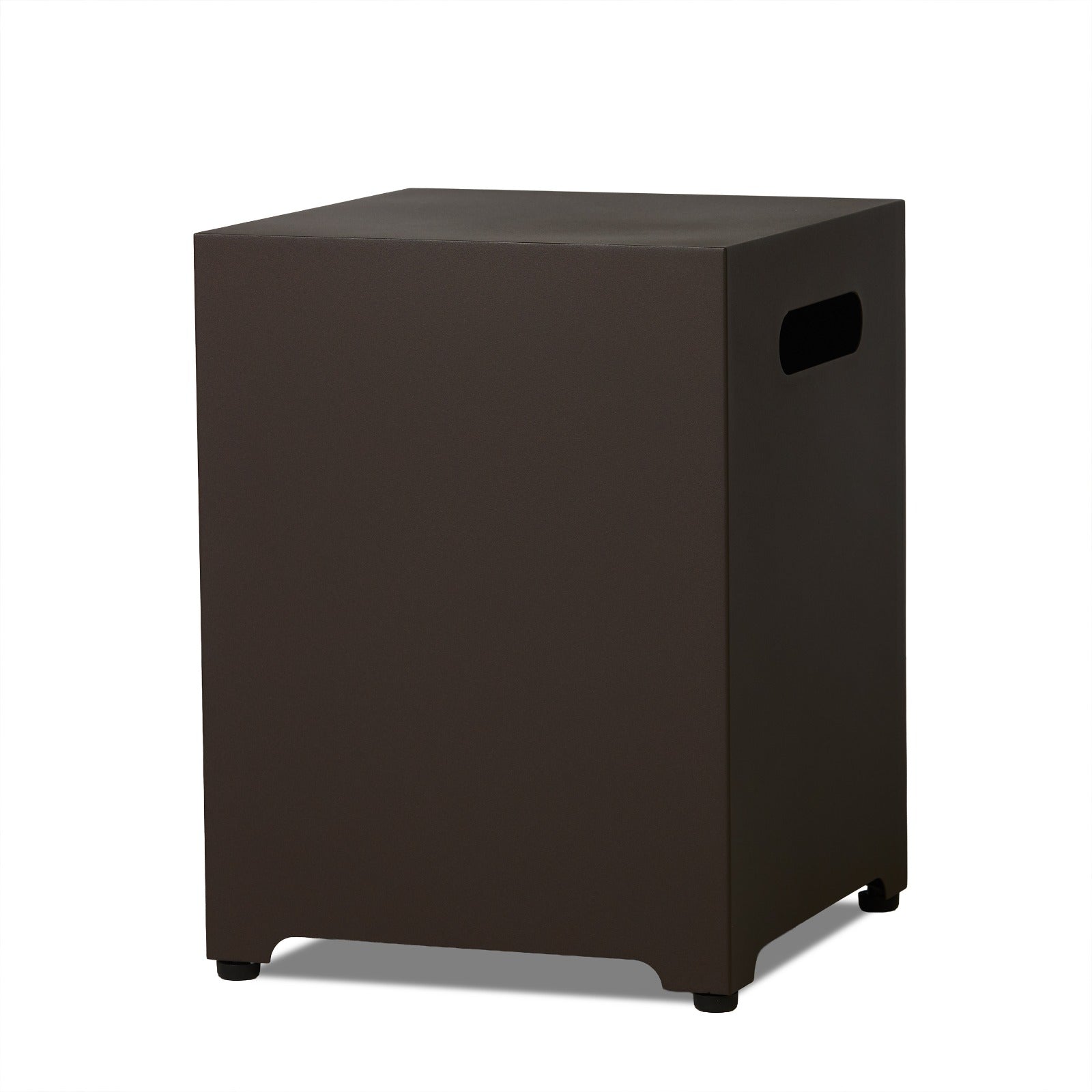 Square Metal Propane Tank Cover - Real Flame