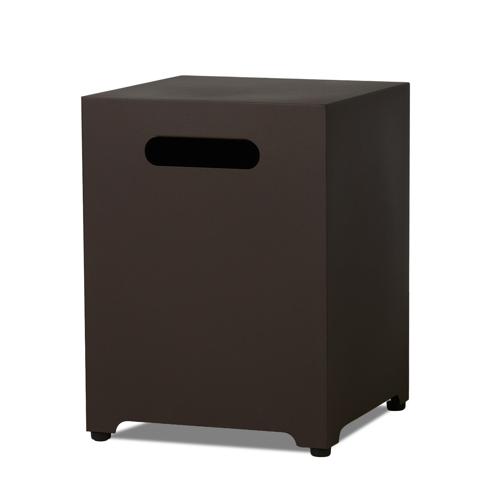 Square Metal Propane Tank Cover - Real Flame