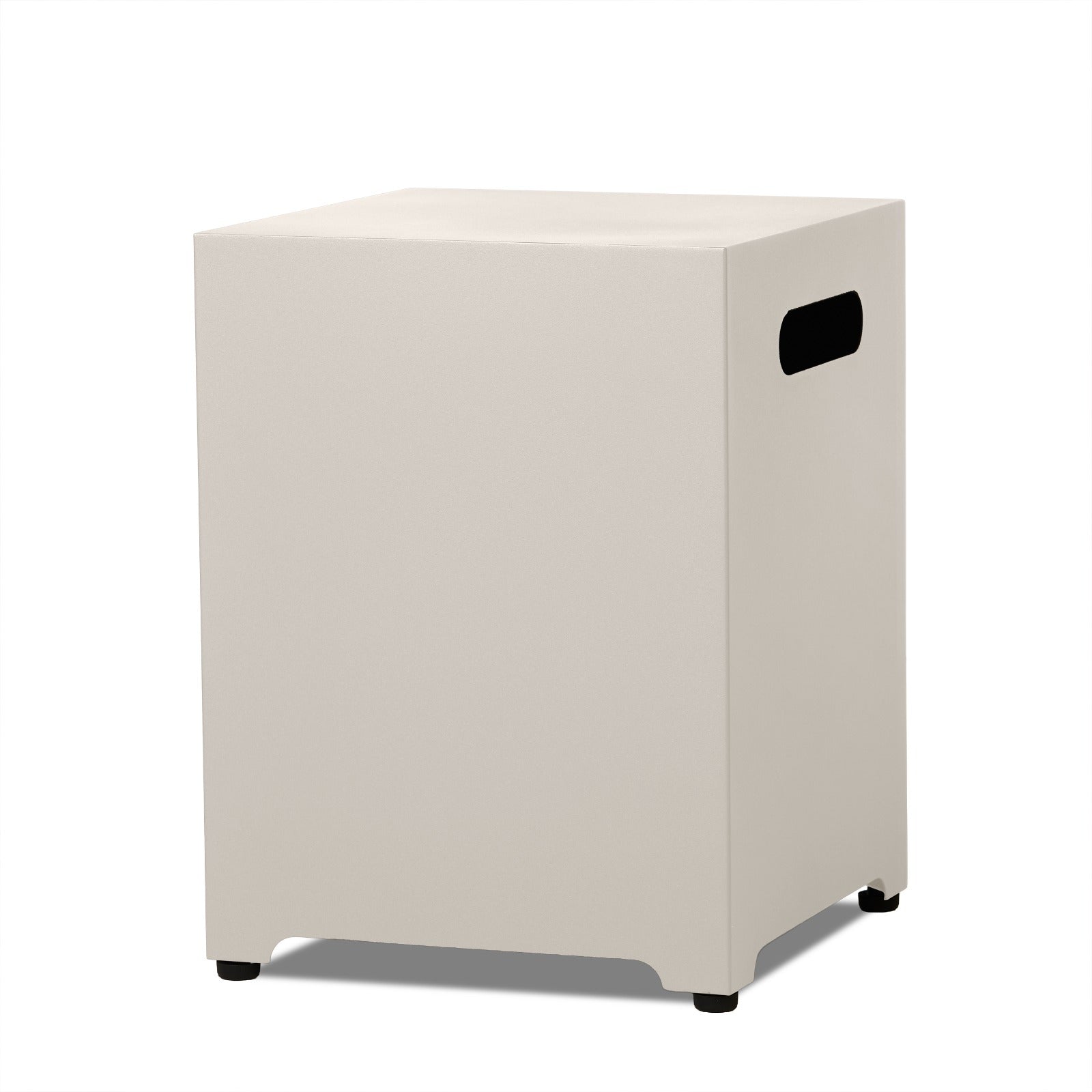 Square Metal Propane Tank Cover - Real Flame