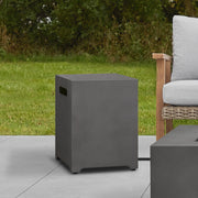Square Metal Propane Tank Cover - Real Flame
