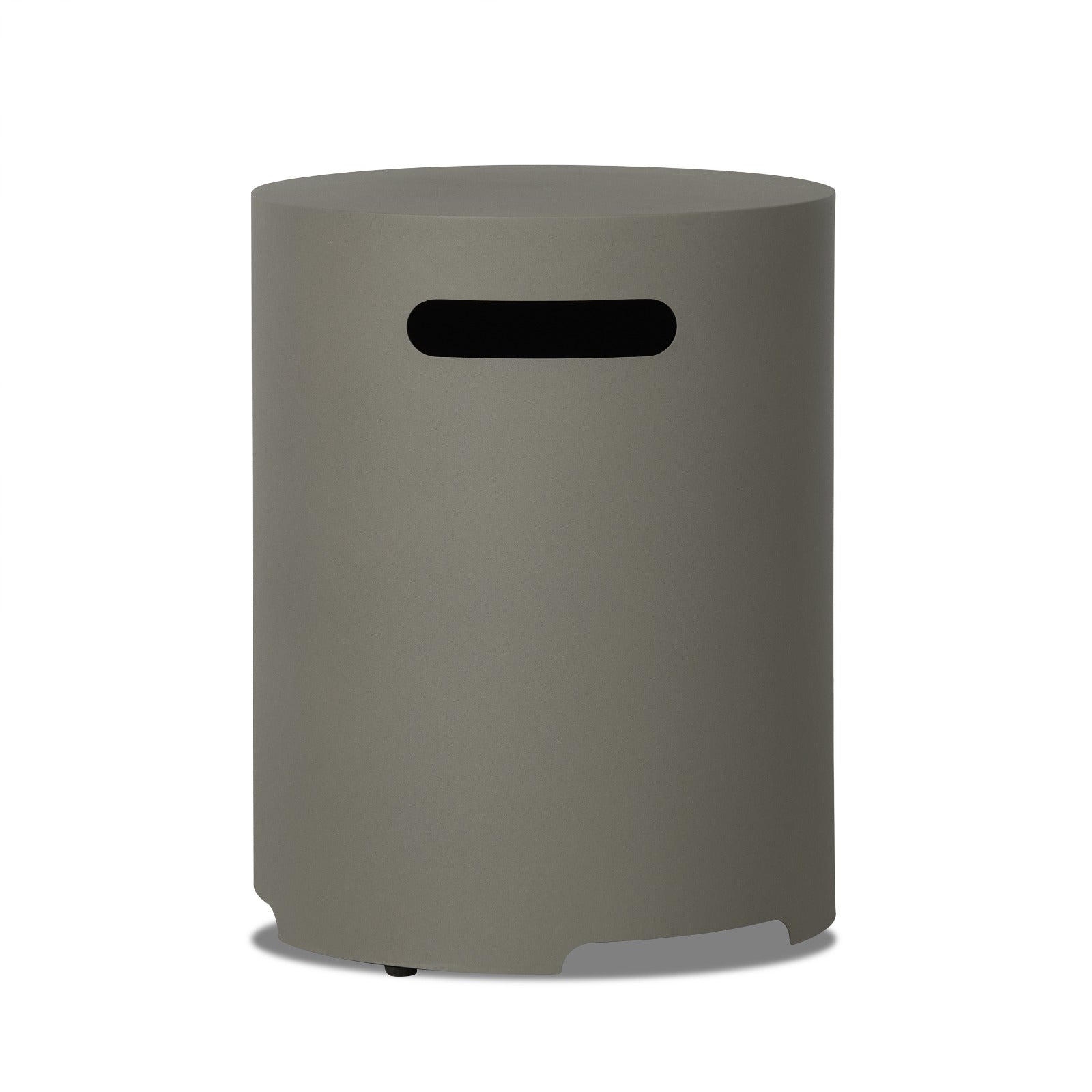 Round Metal Propane Tank Cover - Real Flame
