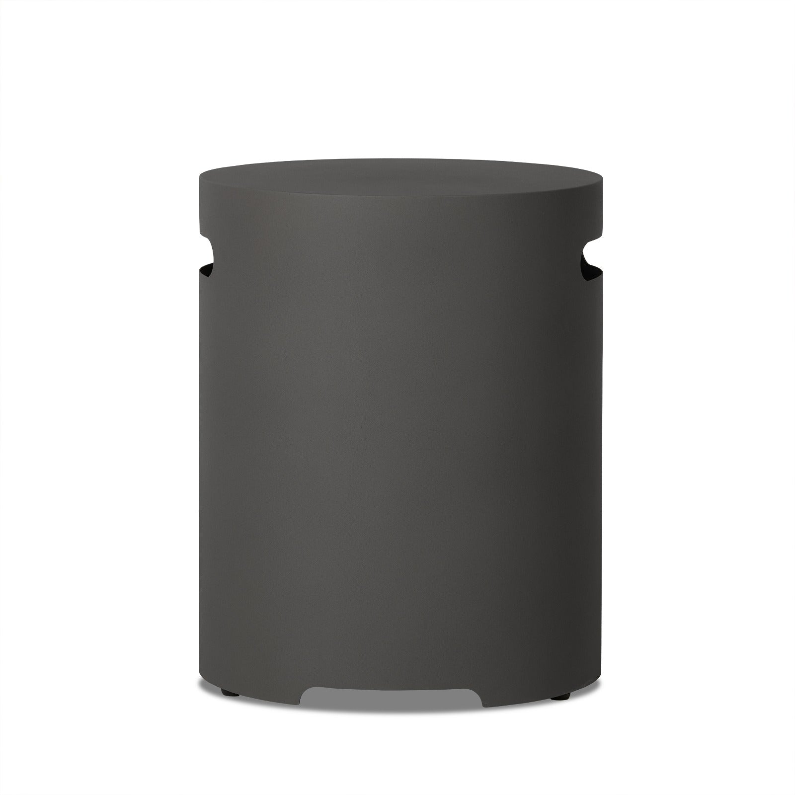 Round Metal Propane Tank Cover - Real Flame