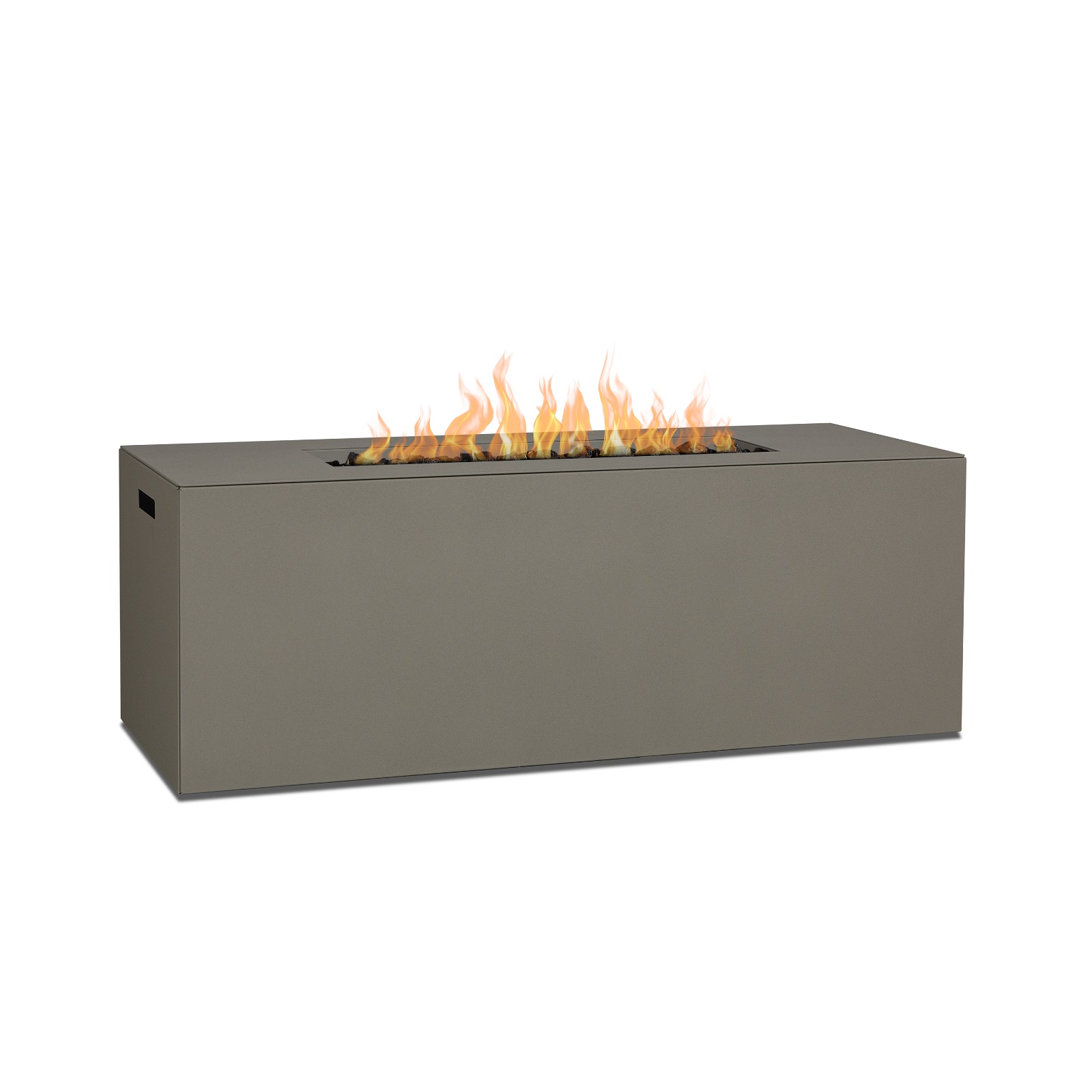 Coden 58" Aluminum Rectangle Propane Fire Pit Fire Bowl Outdoor Fireplace Fire Table for Backyard or Patio