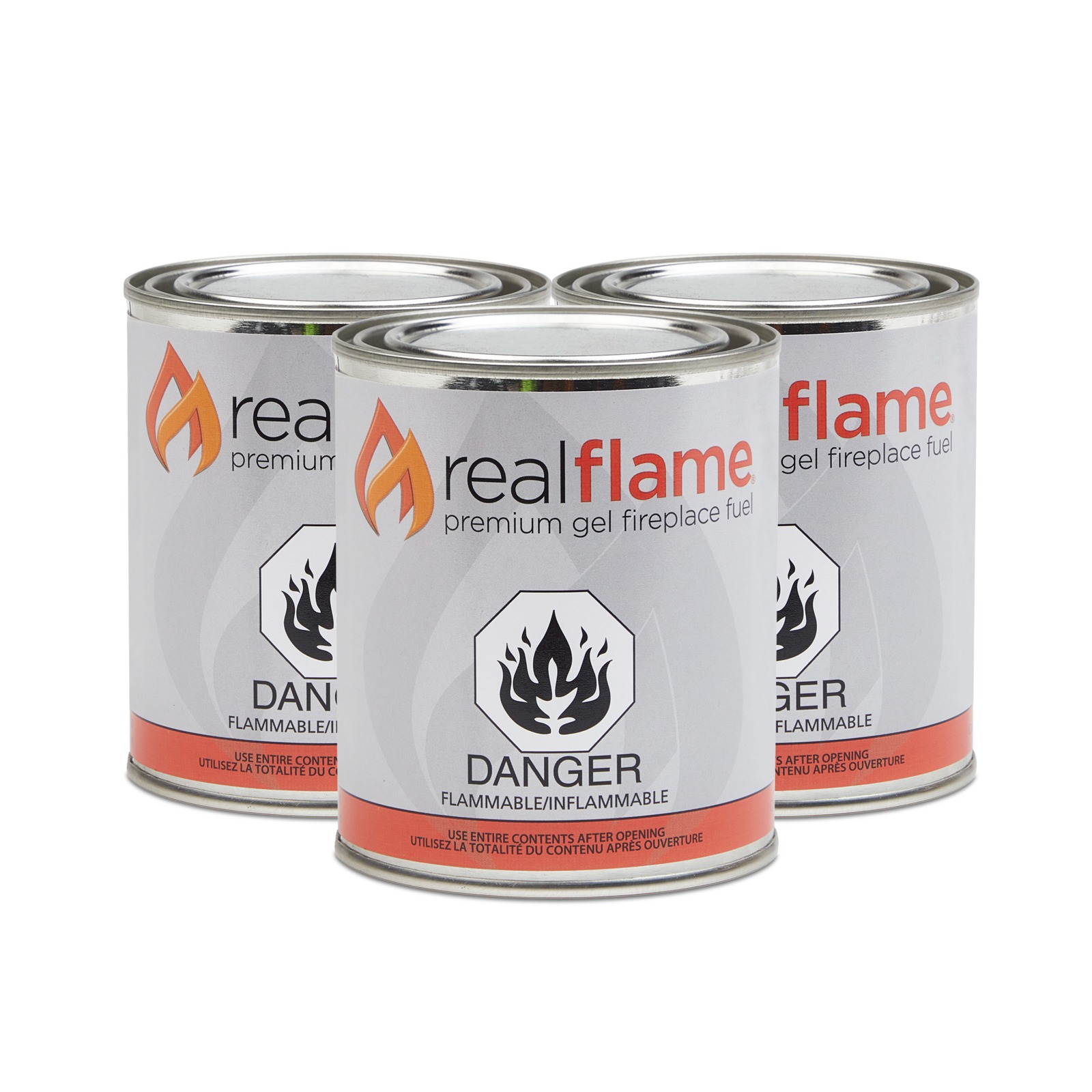 Real Flame Ventless Gel Fuel For Indoor Fireplace Heat