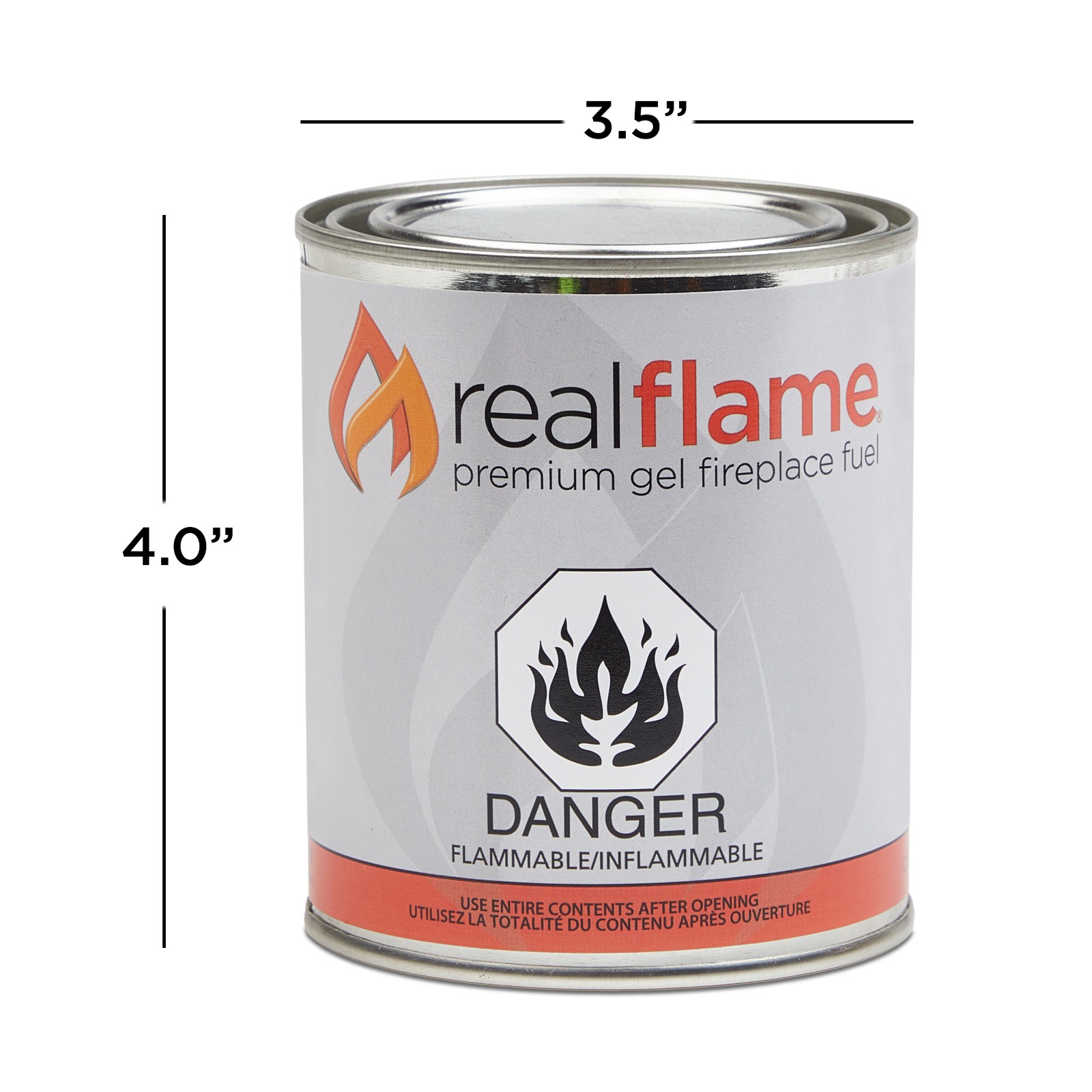 Real Flame Ventless Gel Fuel For Indoor Fireplace Heat