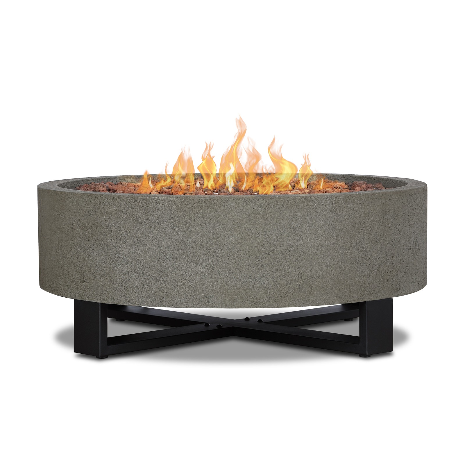 Idledale Propane Fire Pit Fire Bowl Outdoor Fireplace Fire Table for Backyard or Patio