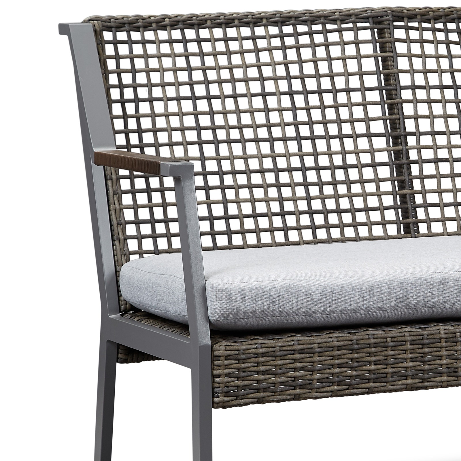 Calvin Outdoor Loveseat Patio Loveseat Outdoor Two Seat Bench Patio Furniture