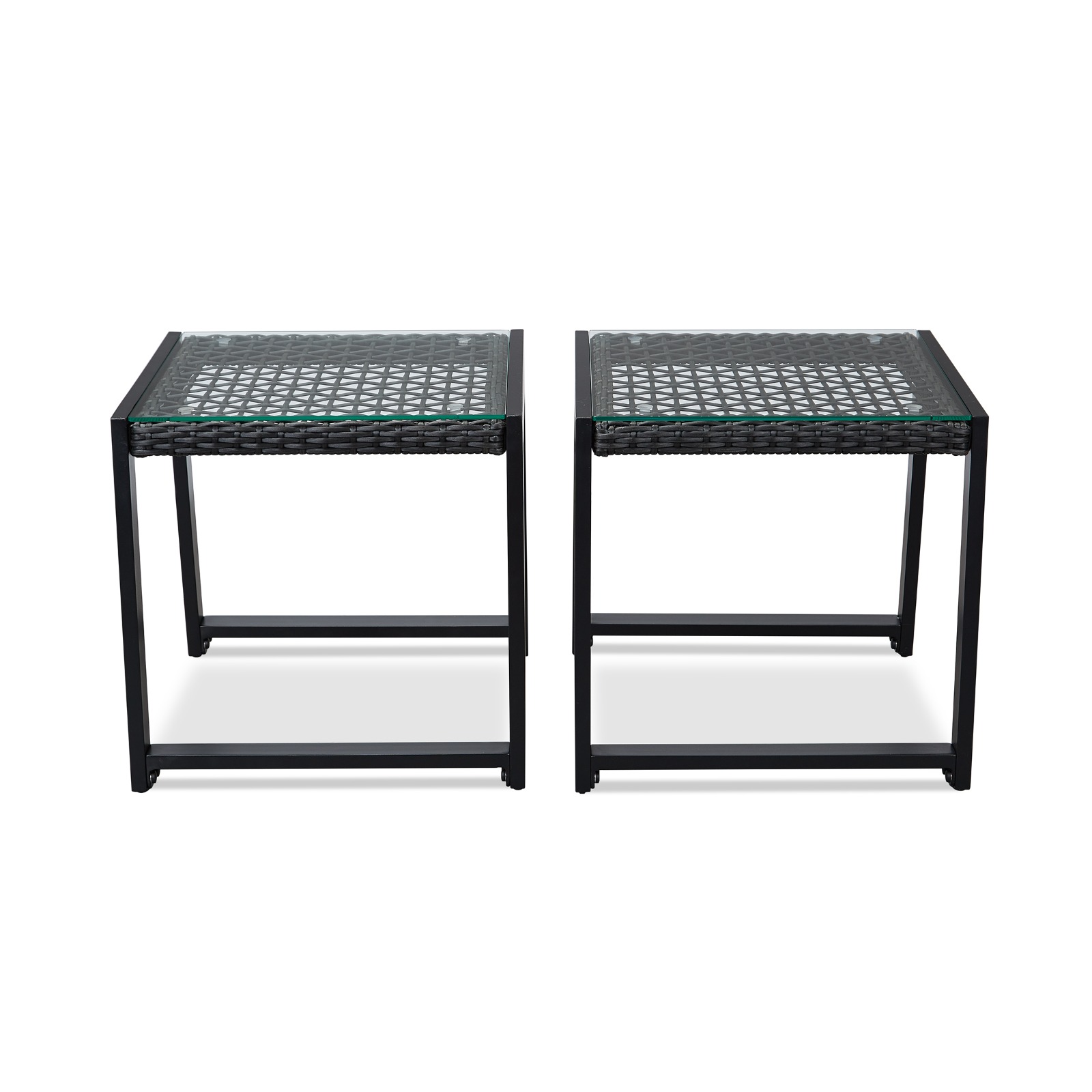 Calvin Outdoor End Table Set Patio Side Table Outdoor Coffee Table Patio Furniture