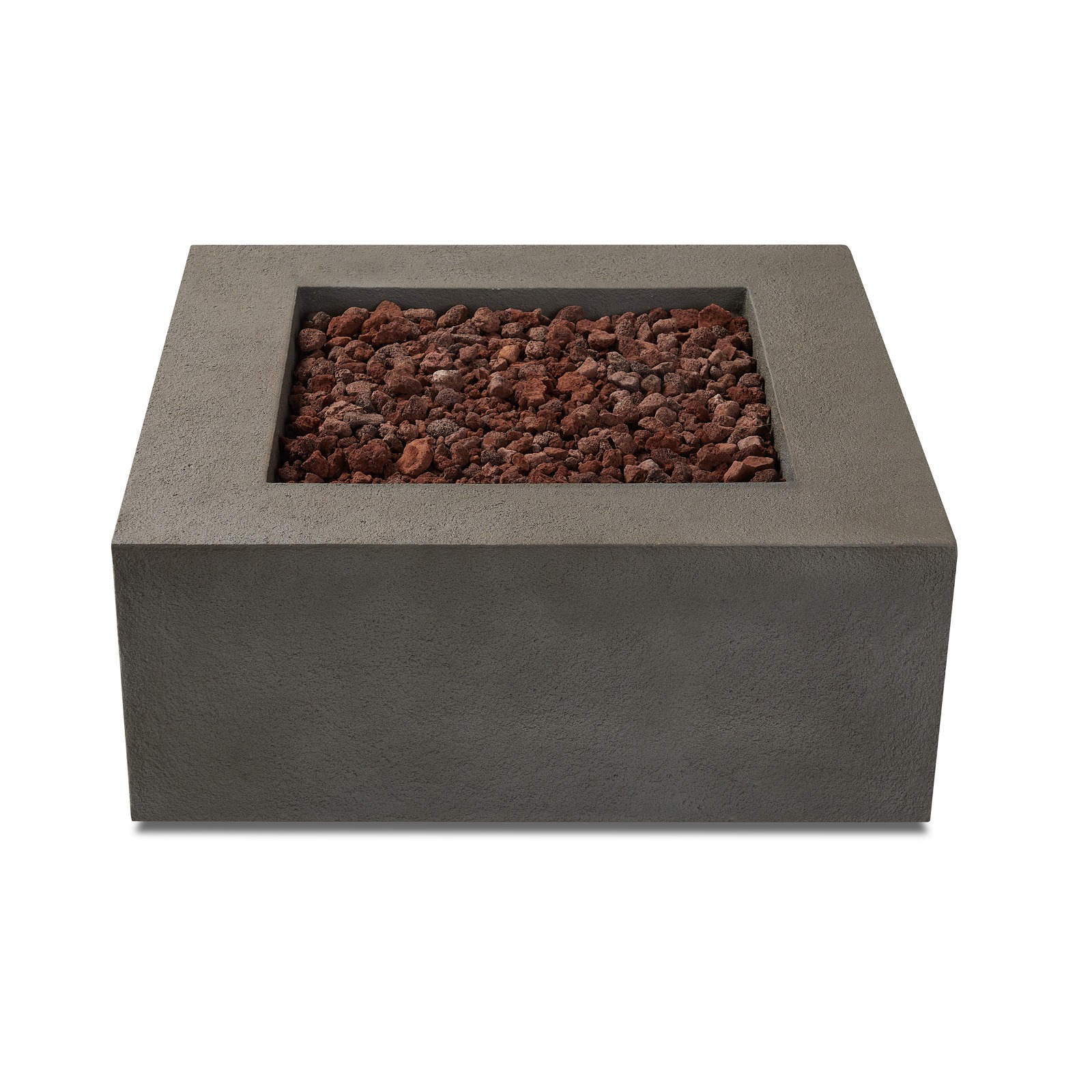 Baltic Square Natural Gas or Propane Fire Pit Outdoor Fireplace Fire Table for Backyard or Patio