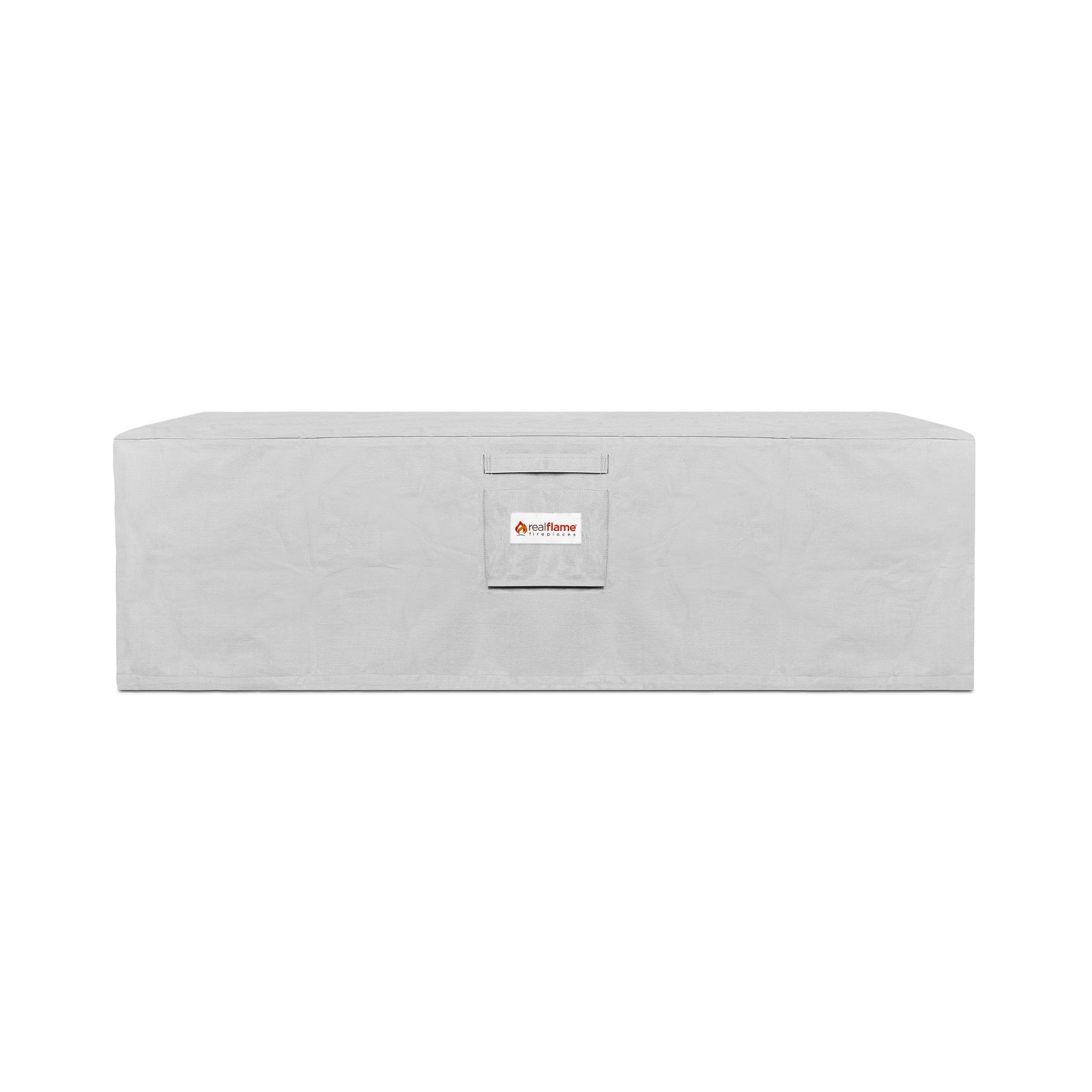 Aegean 42" Rectangle Fire Table Protective Fabric Cover with Drawstring for Fire Pit Fire Outdoor Fireplace