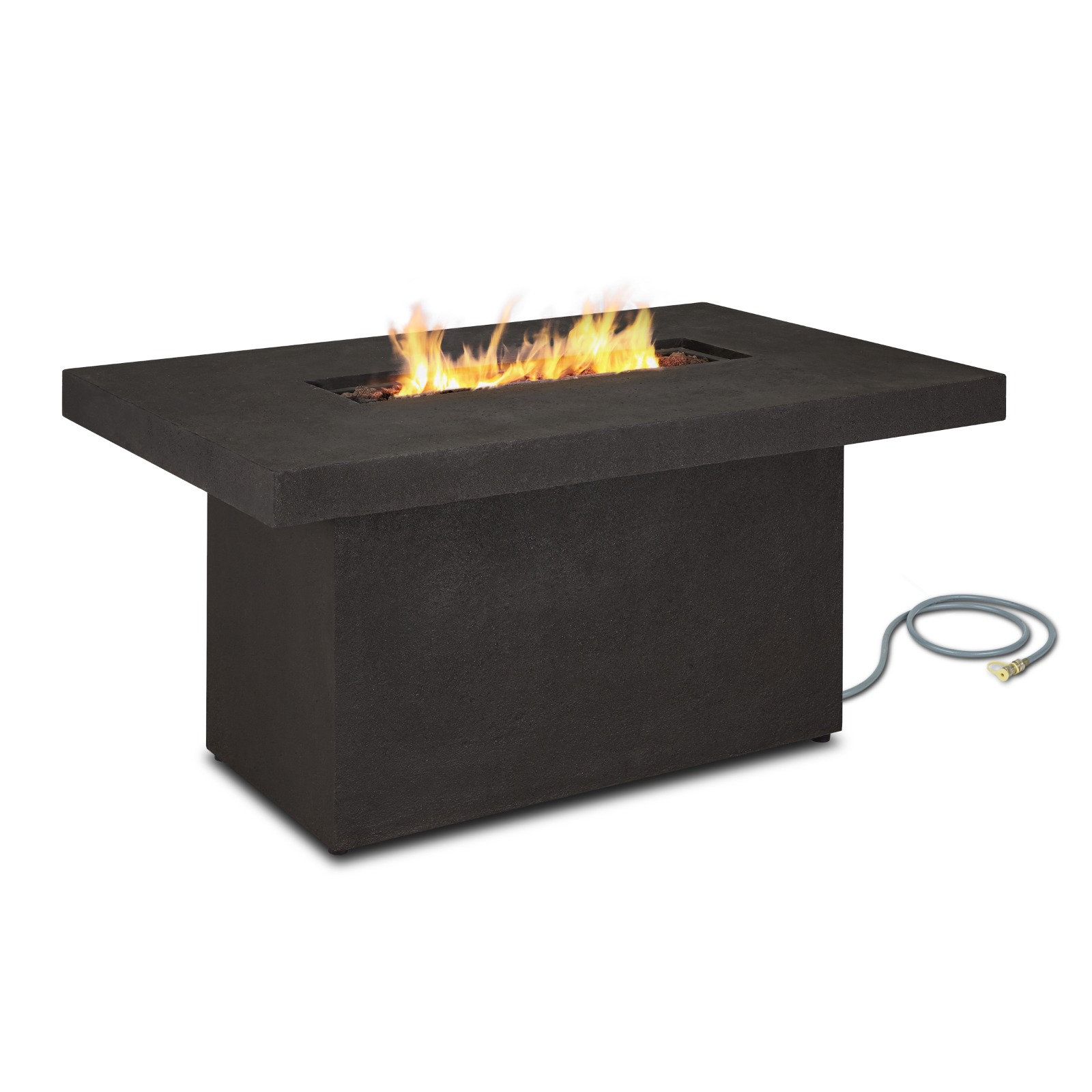 Ventura Outdoor Propane Fire Pit Fireplace Fire Table for Backyard or Patio with Natural Gas Conversion Kit