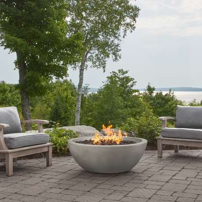 Fire pit tv shop stand