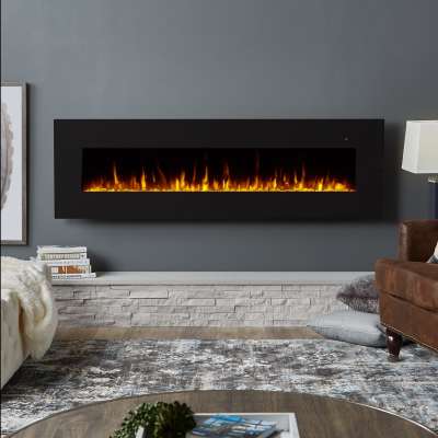 Corretto 72" Wall Mount Electric Fireplace Portable Fireplace Heater for Indoor
