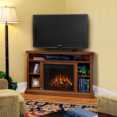 Churchill Corner Indoor Electric Fireplace with Mantel Portable Heater