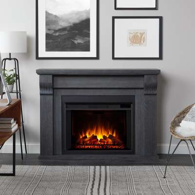 Whittier Extra Large Electric Fireplace With Mantel Portable Indoor Heater