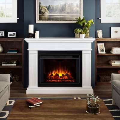 Centennial Real Flame Large Grand Firebox Indoor Electric Heater With Remote