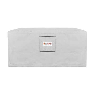 Baltic Square Fire Table Protective Fabric Cover with Drawstring.